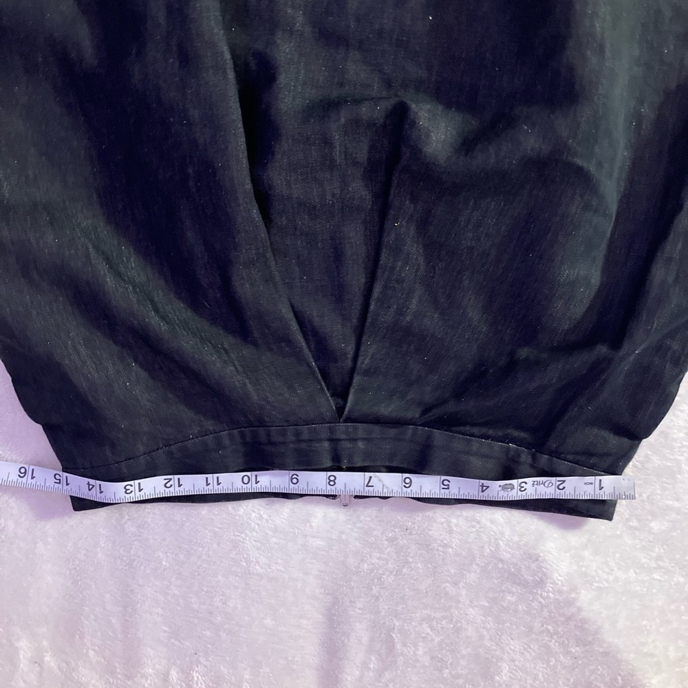 GAP Designed & Crafted Black A-Line Mini Skirt High Waist Premium Denim Small - Picture 6 of 6